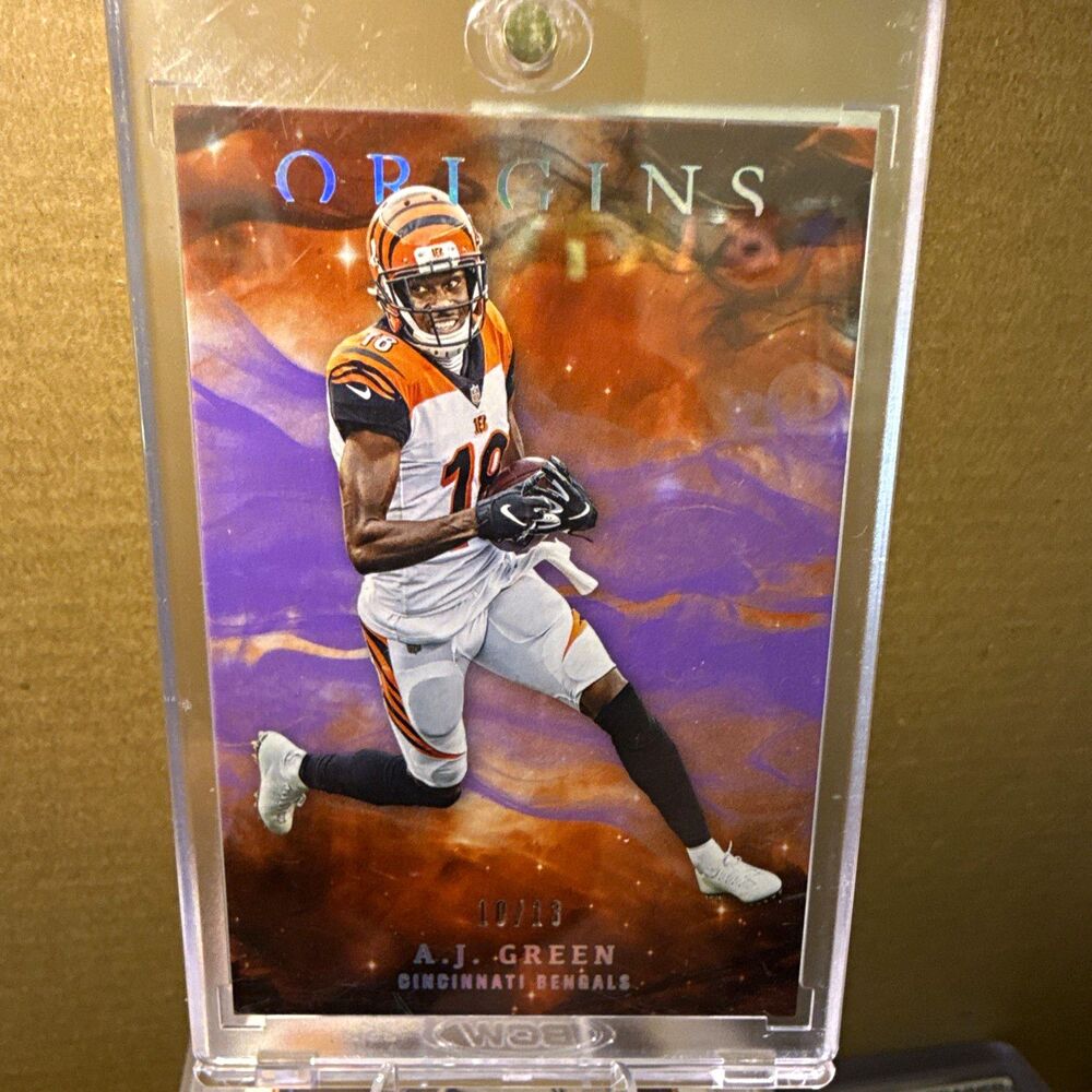 Panini 2019 Origins A.J. Green Bengals #23 Purple Parallel 10/13 NFL
